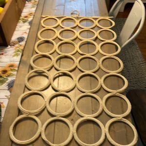 Scarf hanger hardly used great condition no rips or tears